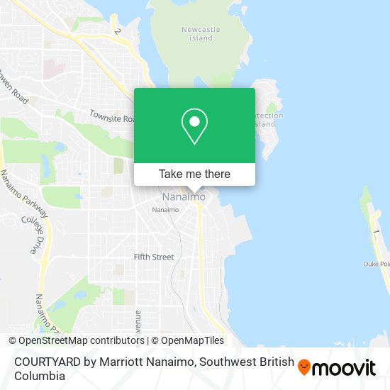 COURTYARD by Marriott Nanaimo map