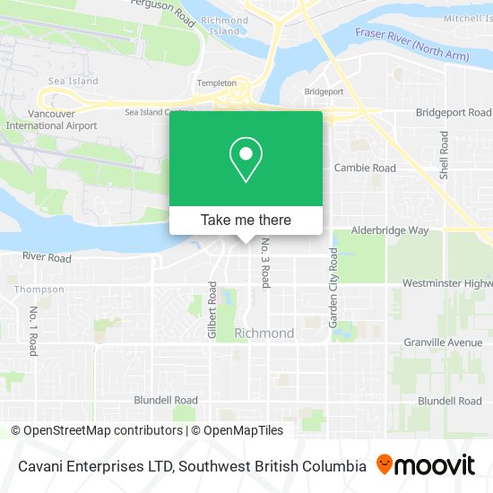 Cavani Enterprises LTD map