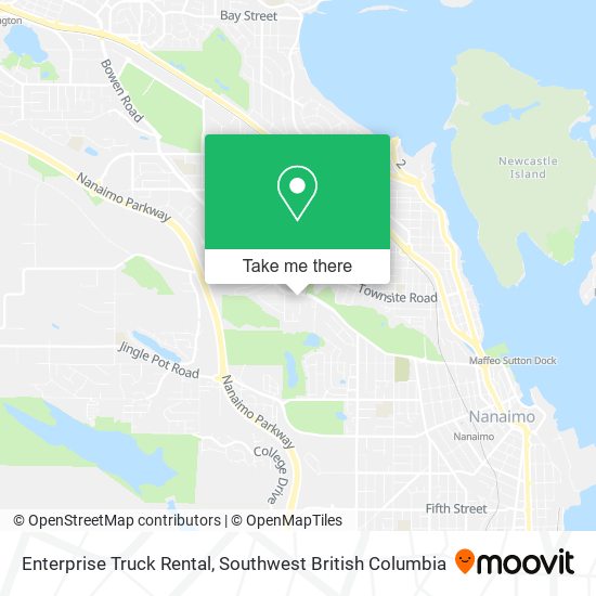 Enterprise Truck Rental map