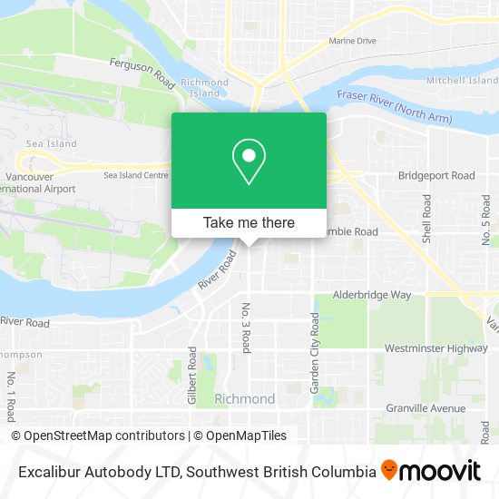 Excalibur Autobody LTD map