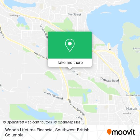 Woods Lifetime Financial map