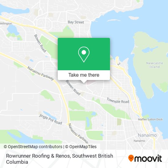 Rowrunner Roofing & Renos map