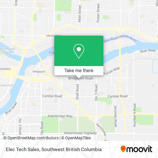 Elec Tech Sales map