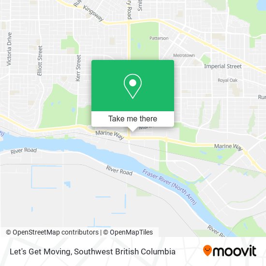 Let's Get Moving map