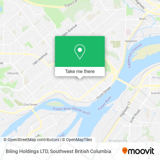 Biling Holdings LTD map