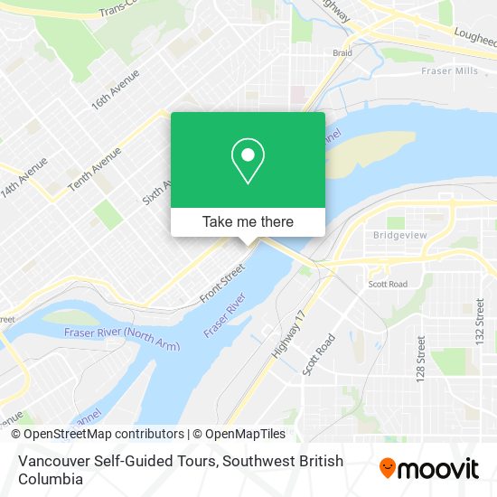 Vancouver Self-Guided Tours plan