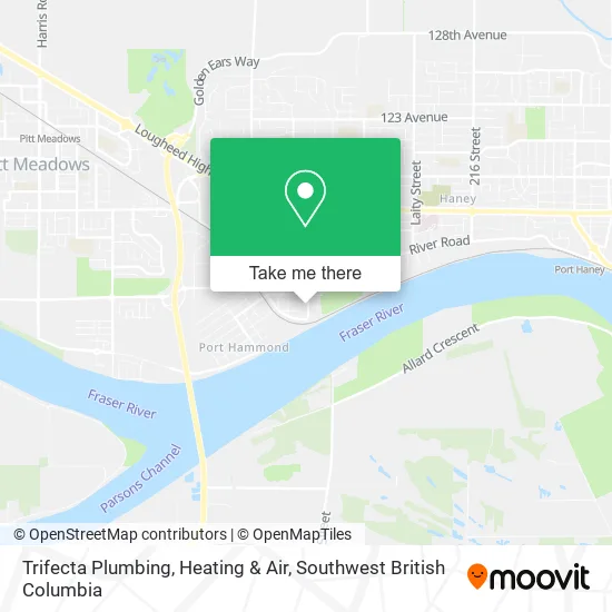 Trifecta Plumbing, Heating & Air map