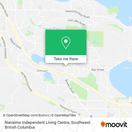 Nanaimo Independent Living Centre map