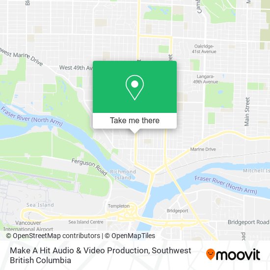 Make A Hit Audio & Video Production map
