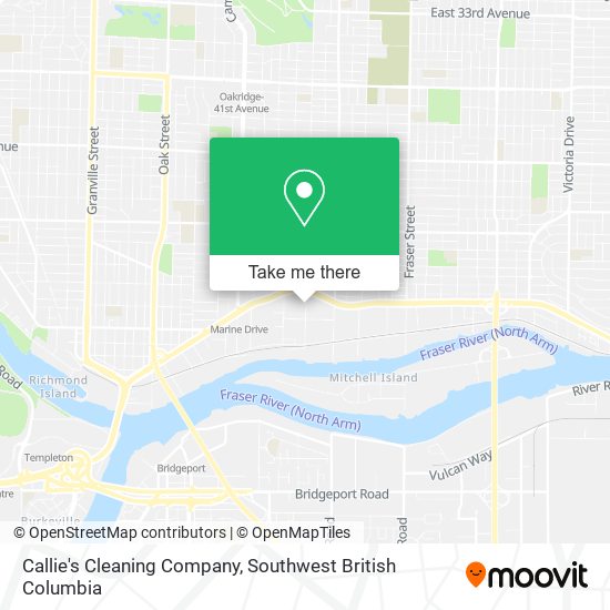 Callie's Cleaning Company map