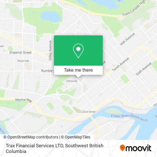 Trax Financial Services LTD map