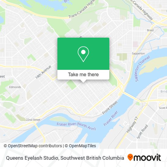 Queens Eyelash Studio map