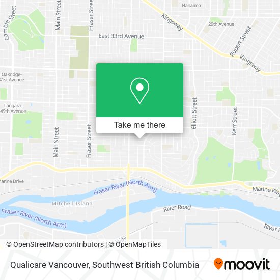 Qualicare Vancouver map
