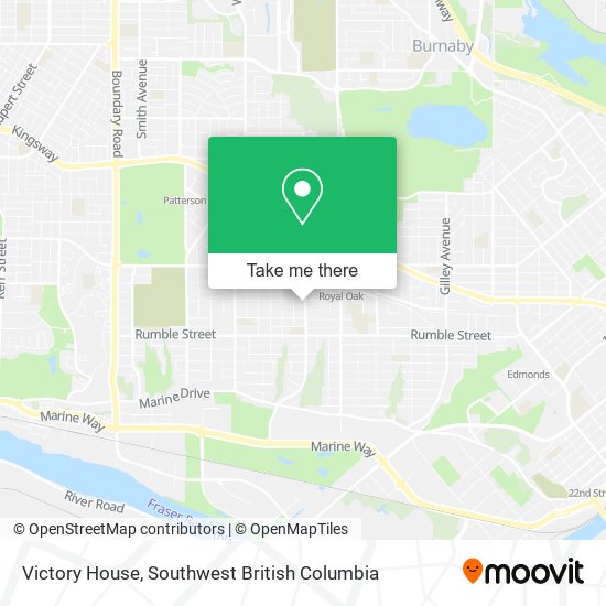 Victory House map