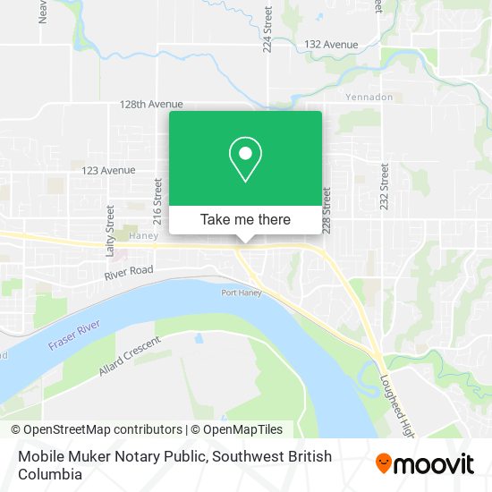 Mobile Muker Notary Public map