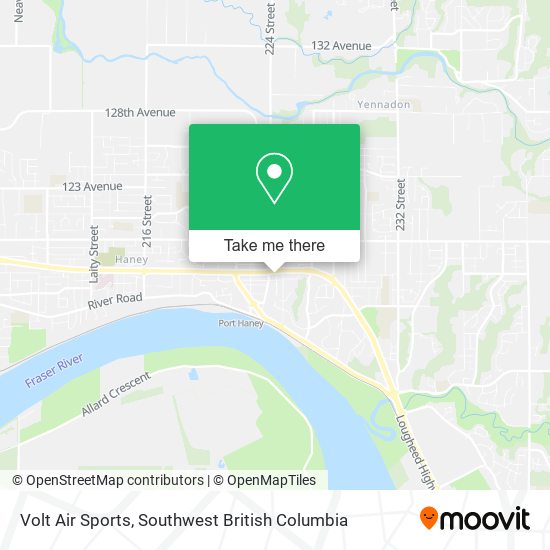 Volt Air Sports map