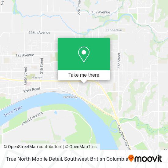 True North Mobile Detail map
