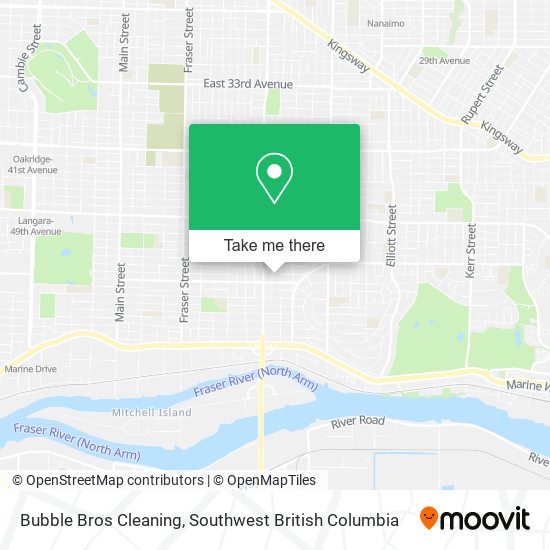 Bubble Bros Cleaning map