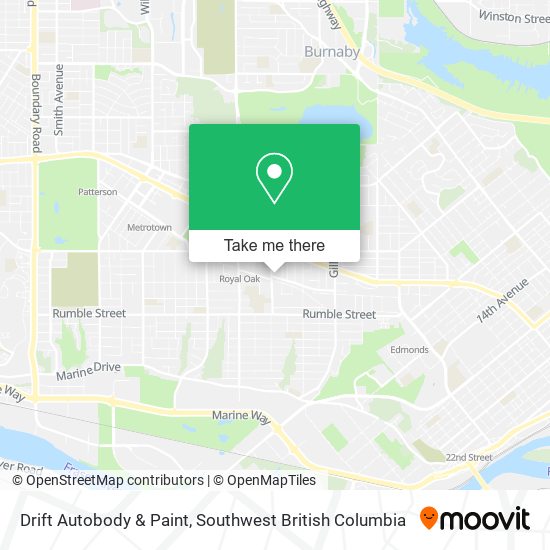 Drift Autobody & Paint map