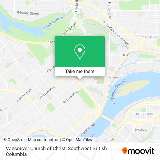 Vancouver Church of Christ plan