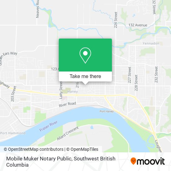 Mobile Muker Notary Public map