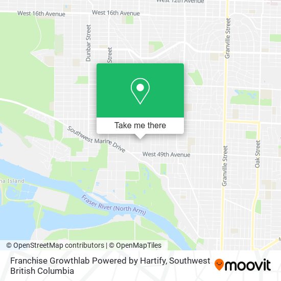 Franchise Growthlab Powered by Hartify map