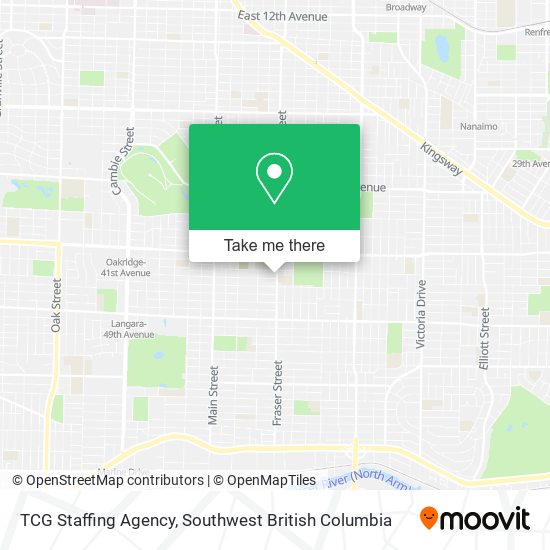 TCG Staffing Agency map