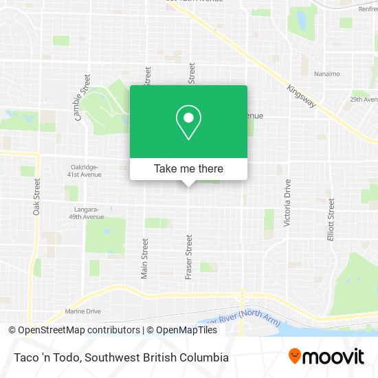 Taco 'n Todo map