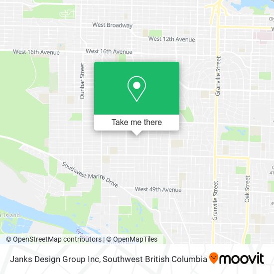 Janks Design Group Inc map