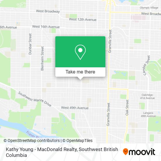 Kathy Young - MacDonald Realty map