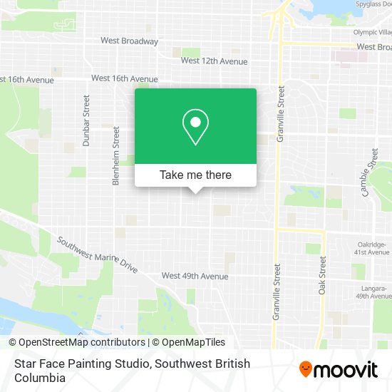 Star Face Painting Studio map