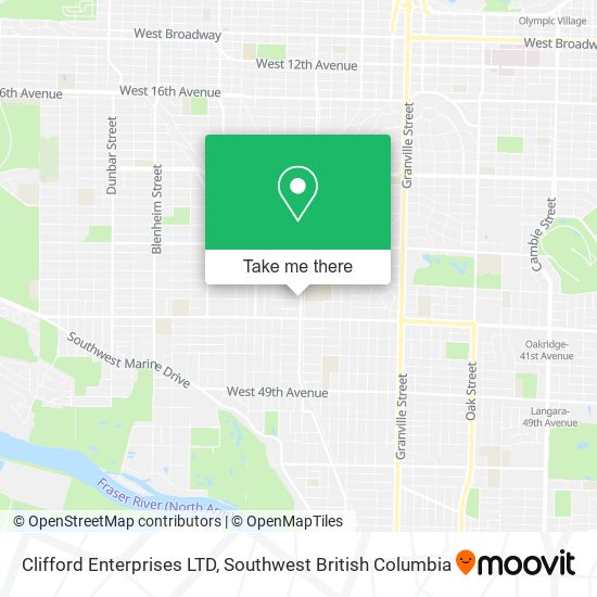 Clifford Enterprises LTD map