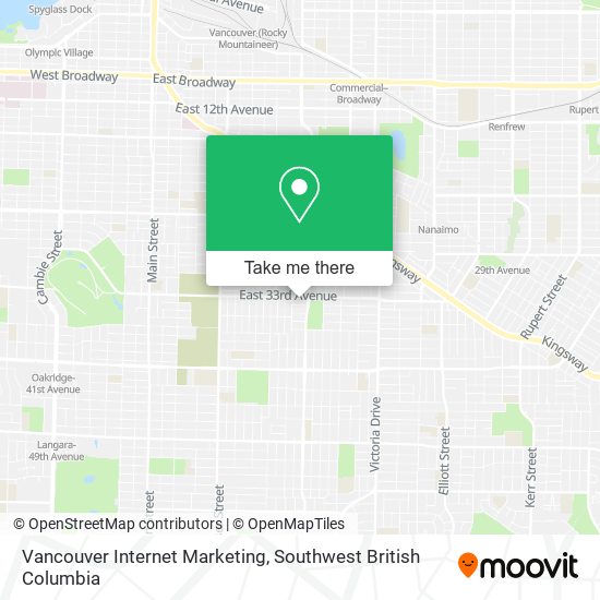 Vancouver Internet Marketing map