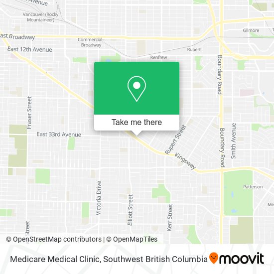 Medicare Medical Clinic map