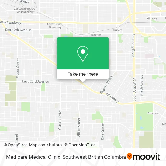 Medicare Medical Clinic map