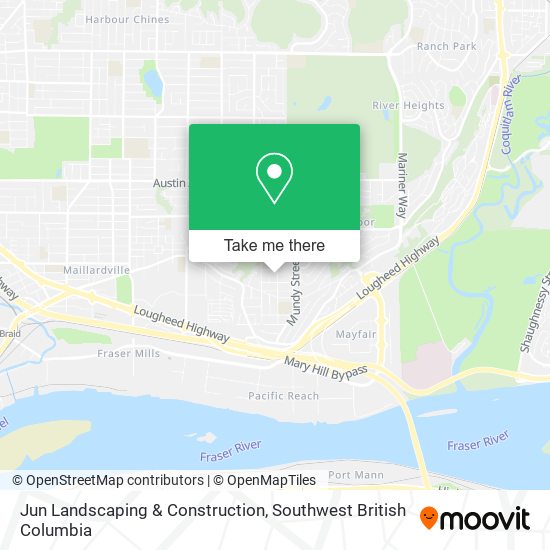 Jun Landscaping & Construction map