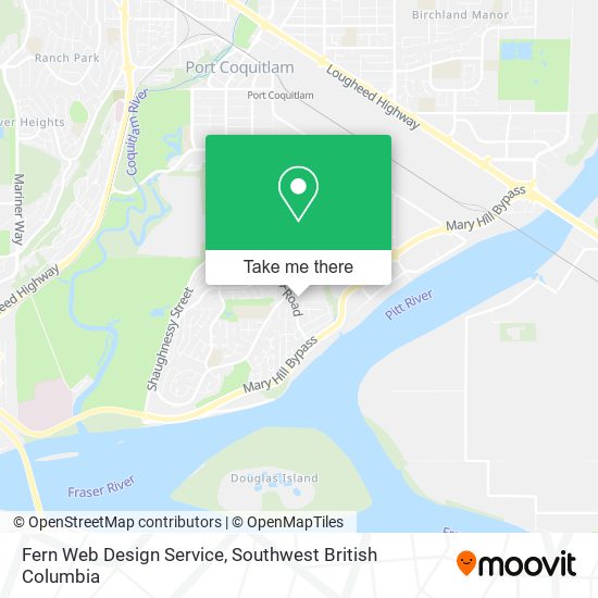 Fern Web Design Service map