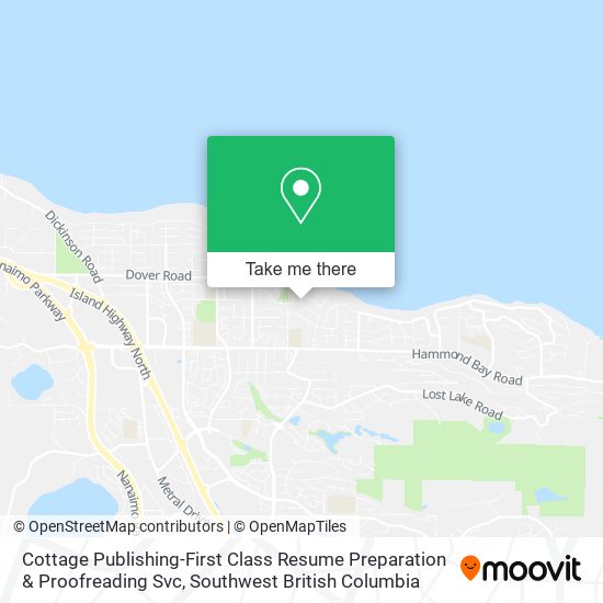 Cottage Publishing-First Class Resume Preparation & Proofreading Svc map