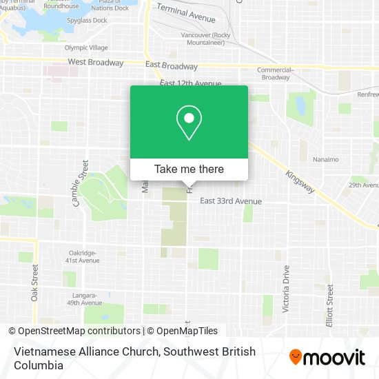 Vietnamese Alliance Church map