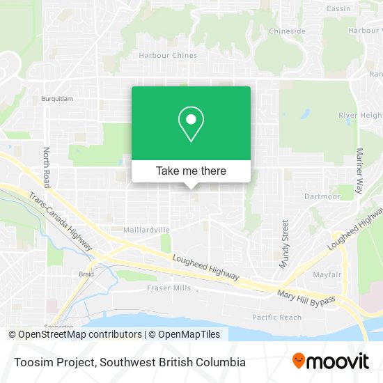 Toosim Project map