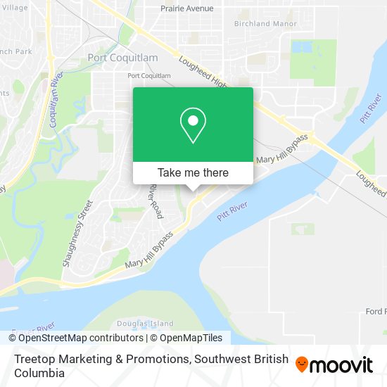 Treetop Marketing & Promotions map