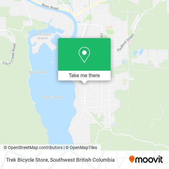 Trek Bicycle Store map