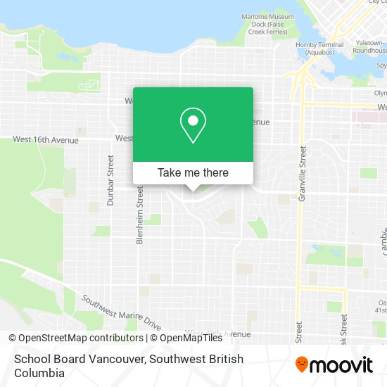 School Board Vancouver map