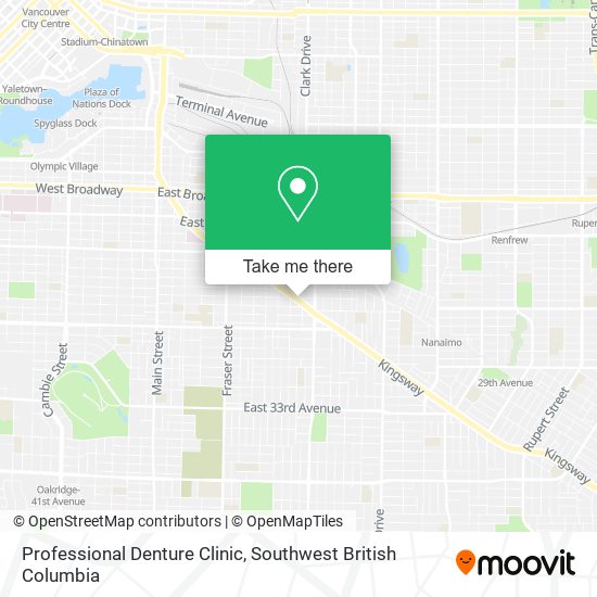 Professional Denture Clinic map