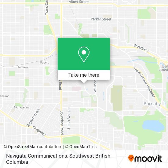 Navigata Communications map