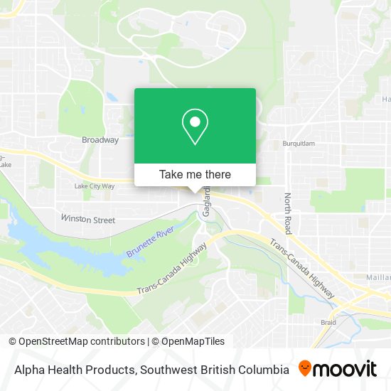 Alpha Health Products map