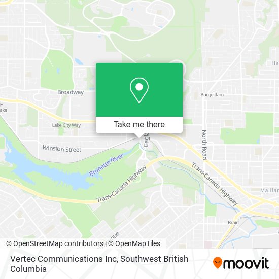 Vertec Communications Inc map