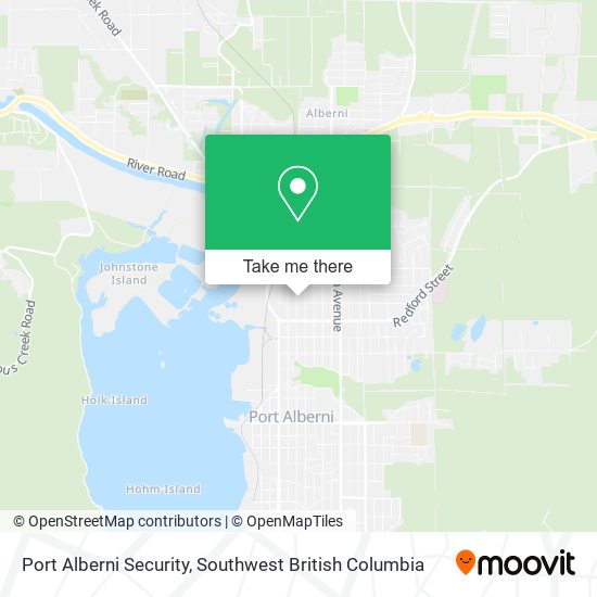 Port Alberni Security map