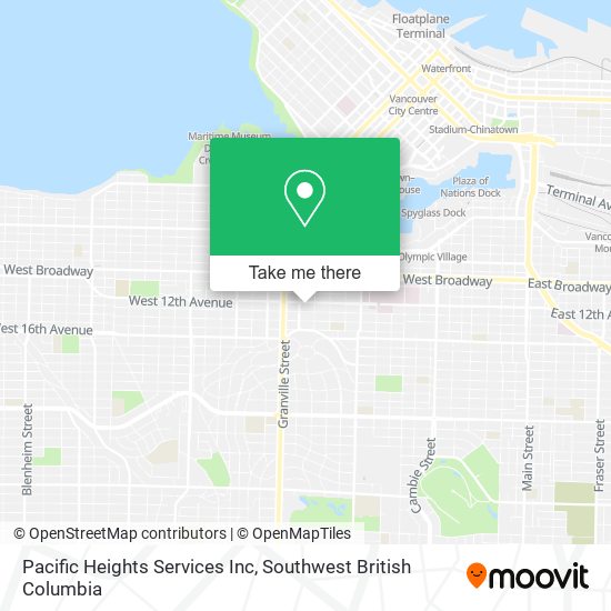 Pacific Heights Services Inc map