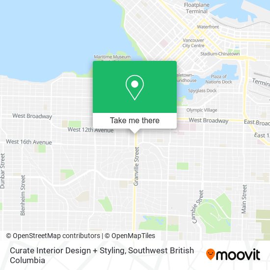 Curate Interior Design + Styling map